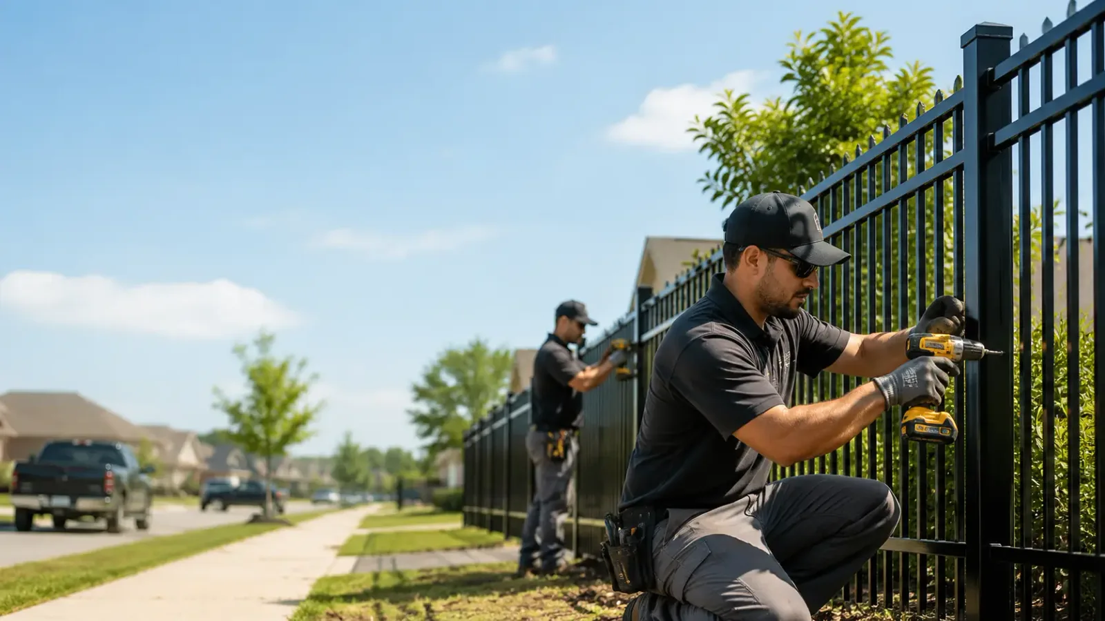 Metal Fence Installation in Cotton Valley, LA